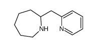 HEXAHYDRO-2-(2-PYRIDINYLMETHYL)-1H-AZEPINE结构式