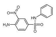 4-amino-3-nitro-N-phenylbenzenesulfonamide结构式