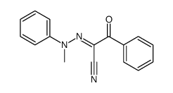 2-(methyl-phenyl-hydrazono)-3-oxo-3-phenyl-propionitrile Structure