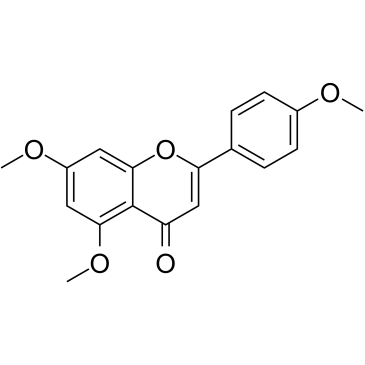 Trimethylapigenin Structure