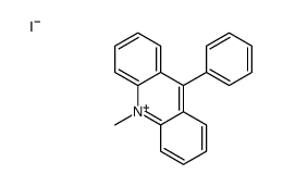 10-methyl-9-phenylacridin-10-ium,iodide Structure