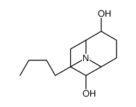9-butyl-9-azabicyclo[3.3.1]nonane-2,6-diol结构式