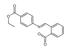 ethyl 4-[(2-nitrophenyl)methylideneamino]benzoate结构式