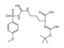 Boc-精氨酸(Mbs)-OH结构式