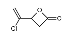 β-(1-chlorovinyl)-β-propiolactone结构式