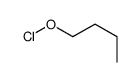 butyl hypochlorite Structure