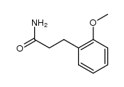 3-(2-methoxy-phenyl)-propionic acid amide结构式