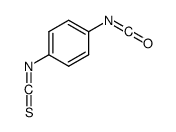 4-异氰酸基异硫氰酸苯酯结构式
