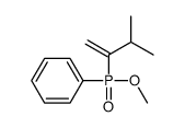 [methoxy(3-methylbut-1-en-2-yl)phosphoryl]benzene Structure