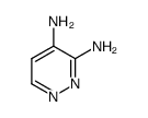 Pyridazine-3,4-diamine Structure