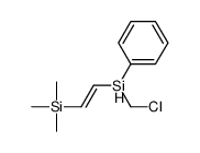 2-[chloromethyl(phenyl)silyl]ethenyl-trimethylsilane结构式