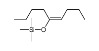 trimethyl(non-4-en-5-yloxy)silane结构式