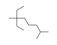 6-ethyl-2,6-dimethyloctane Structure