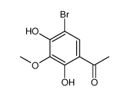 1-(5-bromo-2,4-dihydroxy-3-methoxyphenyl)ethanone Structure