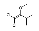 1,1-dichloro-2-methoxy-3-methylbut-1-ene结构式