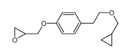 [[4-[2-(环丙基甲氧基)乙基]苯氧基]甲基]环氧乙烷结构式