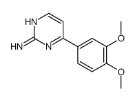 4-(3,4-二甲氧基苯基)嘧啶-2-胺结构式