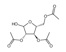 2,3,5-tri-O-acetyl-D-arabinofuranose结构式