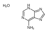7H-purin-6-amine,hydrate结构式