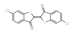 6-chloro-2-(6-chloro-3-oxobenzo[b]thien-2(3H)-ylidene)benzo[b]thiophene-3(2H)-one结构式