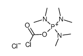 ((chlorocarbonyl)oxy)tris(dimethylamino)phosphonium chloride结构式