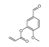 (5-formyl-2-methoxyphenyl) prop-2-enoate结构式