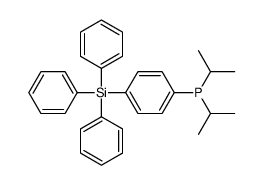 di(propan-2-yl)-(4-triphenylsilylphenyl)phosphane结构式