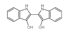 [2,2'-Bi-1H-indole]-3,3'-diol Structure