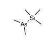 Tri-methylsilyl-(dimethyl)-arsan Structure