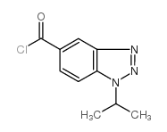 1-ISOPROPYL-1H-1,2,3-BENZOTRIAZOLE-5-CARBONYL CHLORIDE Structure