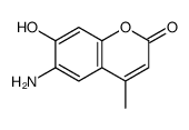 2H-1-Benzopyran-2-one, 6-amino-7-hydroxy-4-methyl- Structure