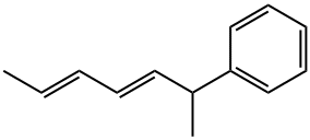 (2E,4E)-6-Phenyl-2,4-heptadiene Structure