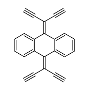 9,10-dihydro-9,10-di(penta-1,4-diyn-3-ylidene)anthracene Structure