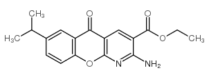2-氨基-7-异丙基-5-氧代-5H-[1]苯并吡喃[2,3-b]吡啶-3-羧酸乙酯图片