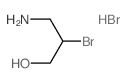 1-Propanol,3-amino-2-bromo-, hydrobromide (1:1)结构式