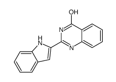 2-(1H-indol-2-yl)-1H-quinazolin-4-one结构式