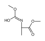Alanine, N-(methoxycarbonyl)-, methyl ester (9CI)结构式