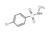 Benzenesulfonamide,4-bromo-N-methyl- Structure