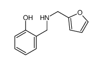 2-{[(呋喃-2-基甲基)-氨基]-甲基}-苯酚结构式