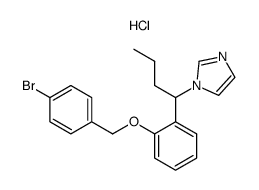 (4-Bromobenzyl)-{2-[1-(1-imidazolyl)-butyl]-phenyl}-ether, hydrochloride Structure