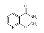 2-methoxypyridine-3-carboxamide Structure