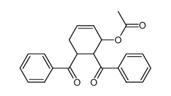 5,6-dibenzoylcyclohex-2-en-1-yl acetate结构式