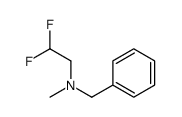 N-benzyl-2,2-difluoro-N-methylethanamine结构式