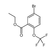 乙基 5-溴-2-(三氟甲氧基)苯甲酸结构式