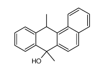 7,12-dimethyl-7,12-dihydro-benz[a]anthracen-7-ol结构式