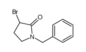 N-苄基-3-溴吡咯烷-2-酮结构式