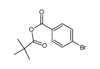 4-bromobenzoic pivalic anhydride Structure