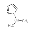 Gallium, dimethyl-1H-pyrazol-1-yl- structure