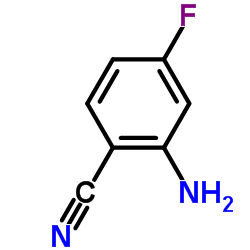 2-Amino-4-fluorobenzonitrile Structure