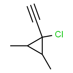 Cyclopropane, 1-chloro-1-ethynyl-2,3-dimethyl- (9CI)结构式